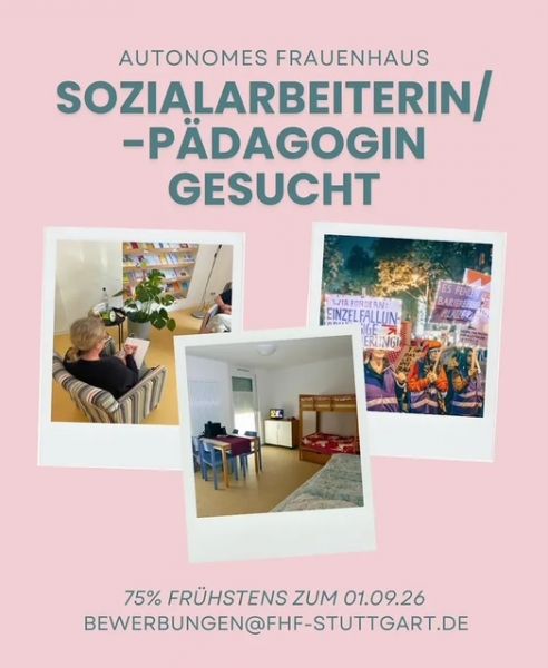 Stellenausschreibung Autonomes Frauenhaus