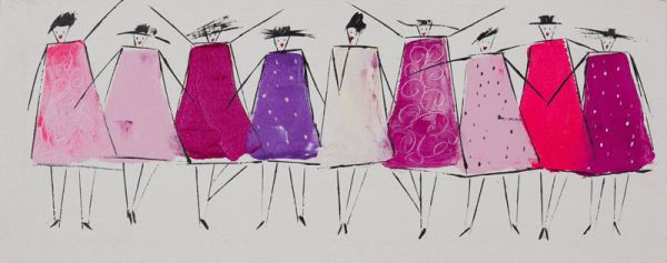 Anu Paflitschek - Kastenweiber, rot