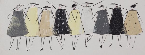 Anu Paflitschek - Kastenweiber, grau