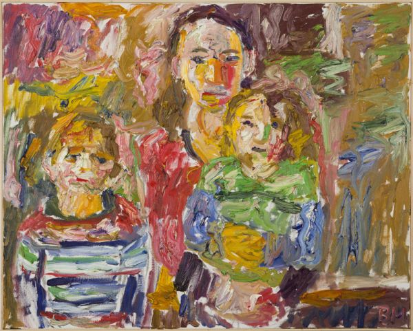 Berthold Mahringer - Mutter mit zwei Kindern