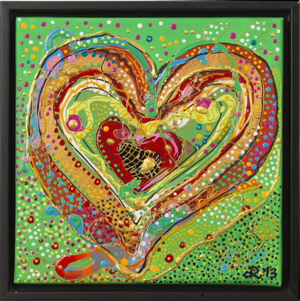 Elzbieta della Robbere - Herz, grün