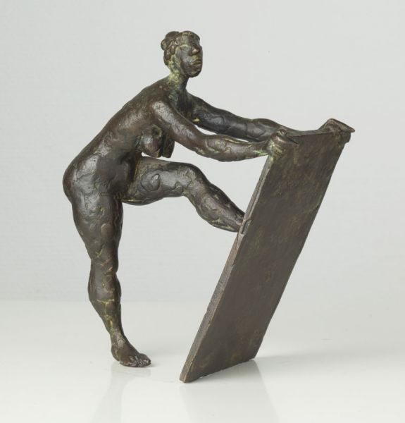 Prof. Karl Ulrich Nuss - Frau an Wand 