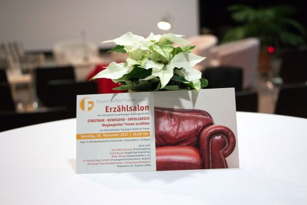 Erzählsalon zu vier Jahrzehnten frauenbewegter Vereinsgeschichte, 25.11.2017