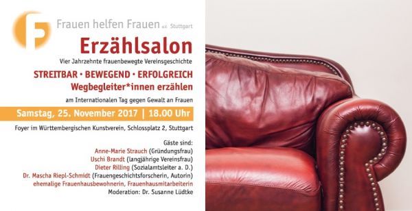 Erzählsalon STREITBAR, BEWEGEND, ERFOLGREICH